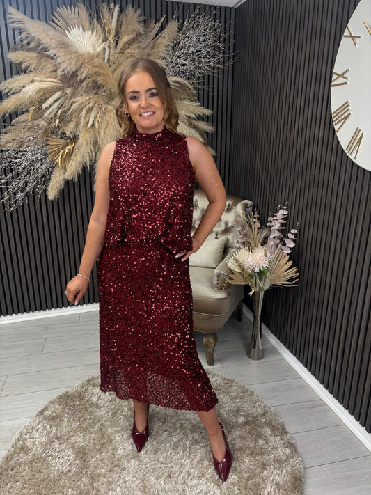 JENNIE TOP - BORDEAUX