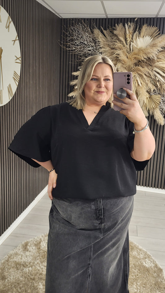 BETHANY TOP - BLACK