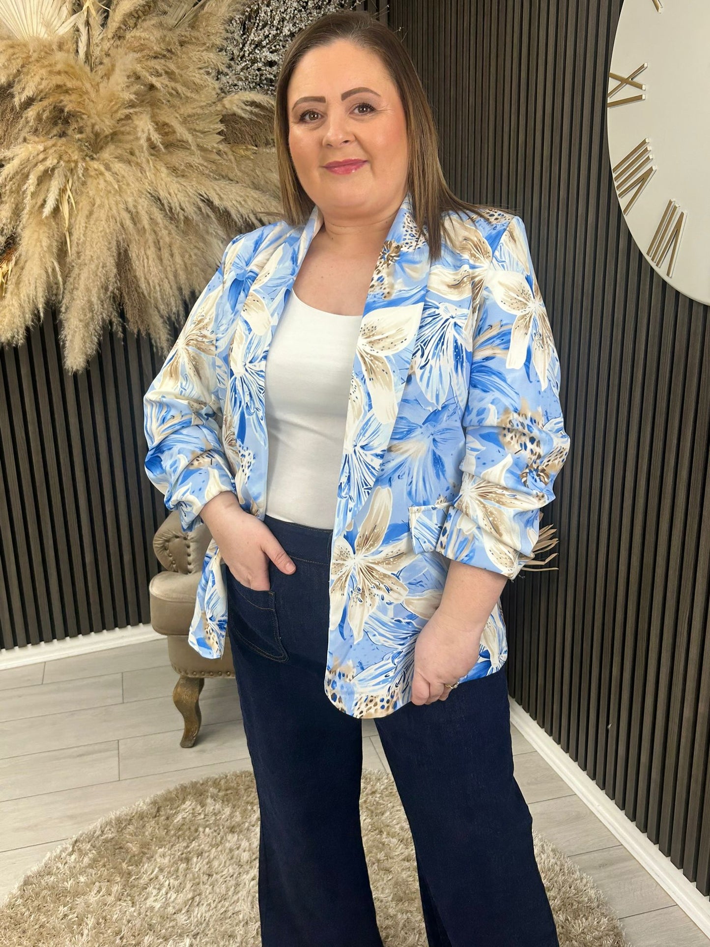 LILLY BLAZER - BLUE