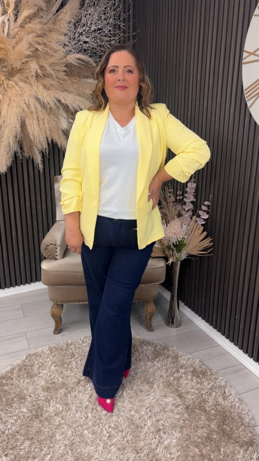 TANYA BLAZER - YELLOW