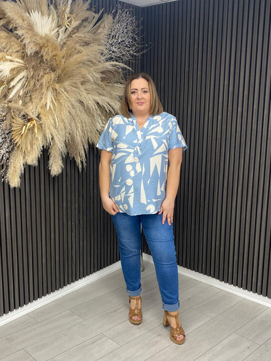 TERESA TOP - BLUE