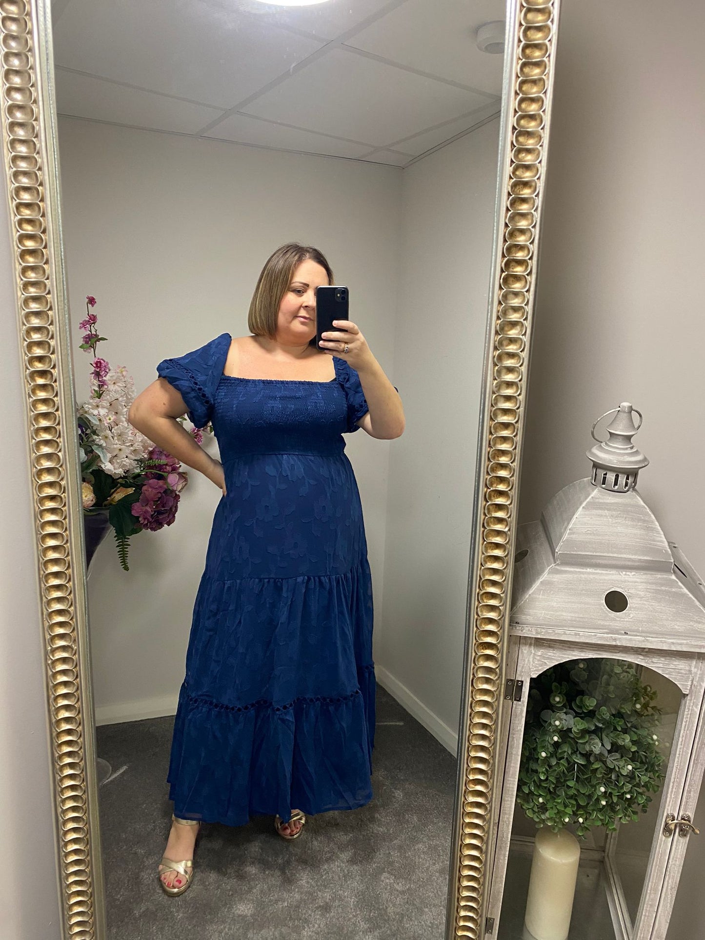 KATRINA DRESS - NAVY