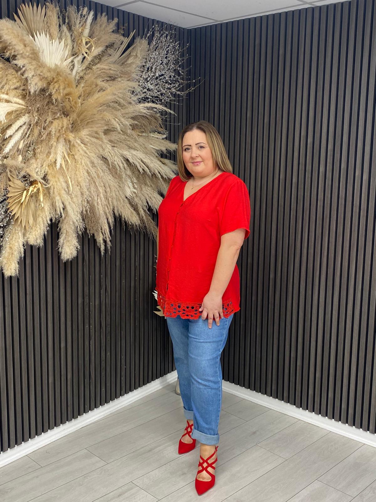 CORALINE TOP - RED