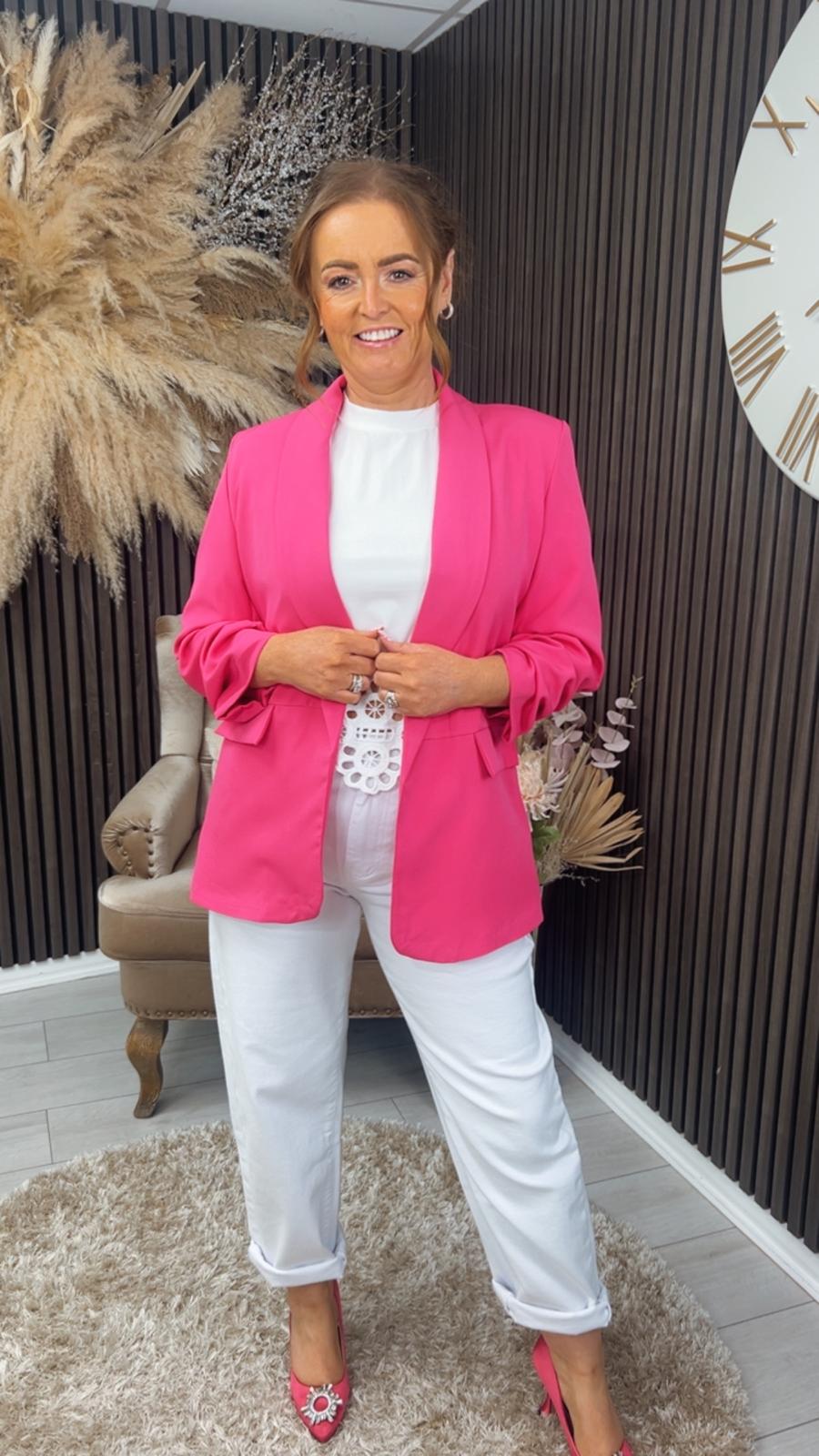 TANYA BLAZER - FUSCHIA