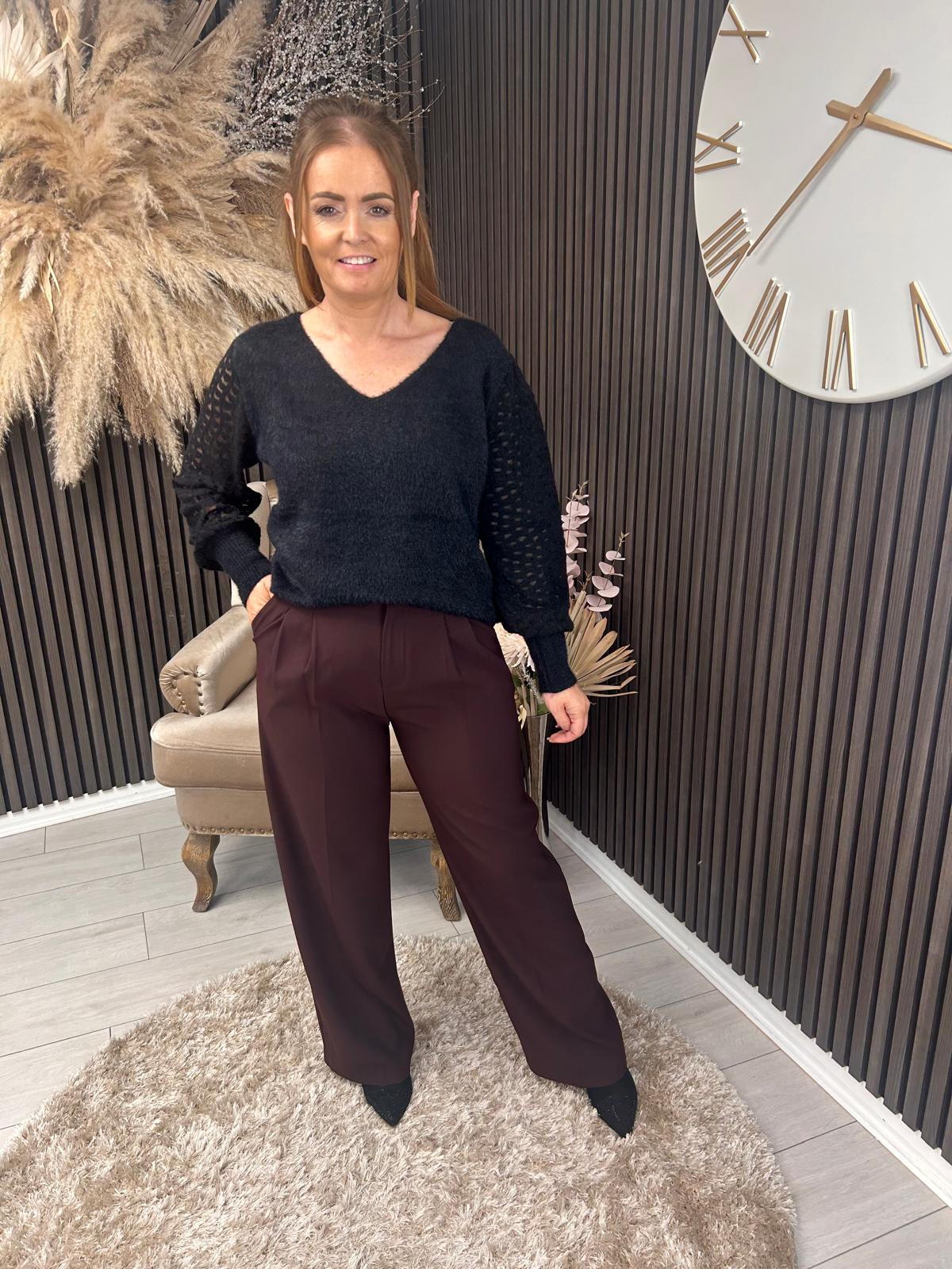 NANETTE JUMPER - BLACK