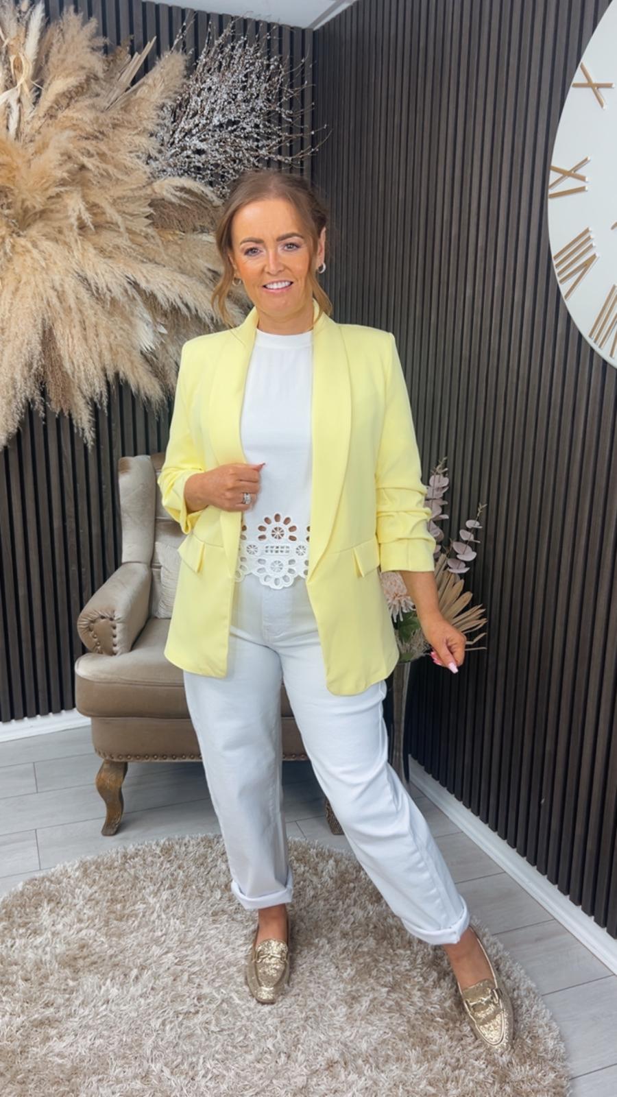 TANYA BLAZER - YELLOW