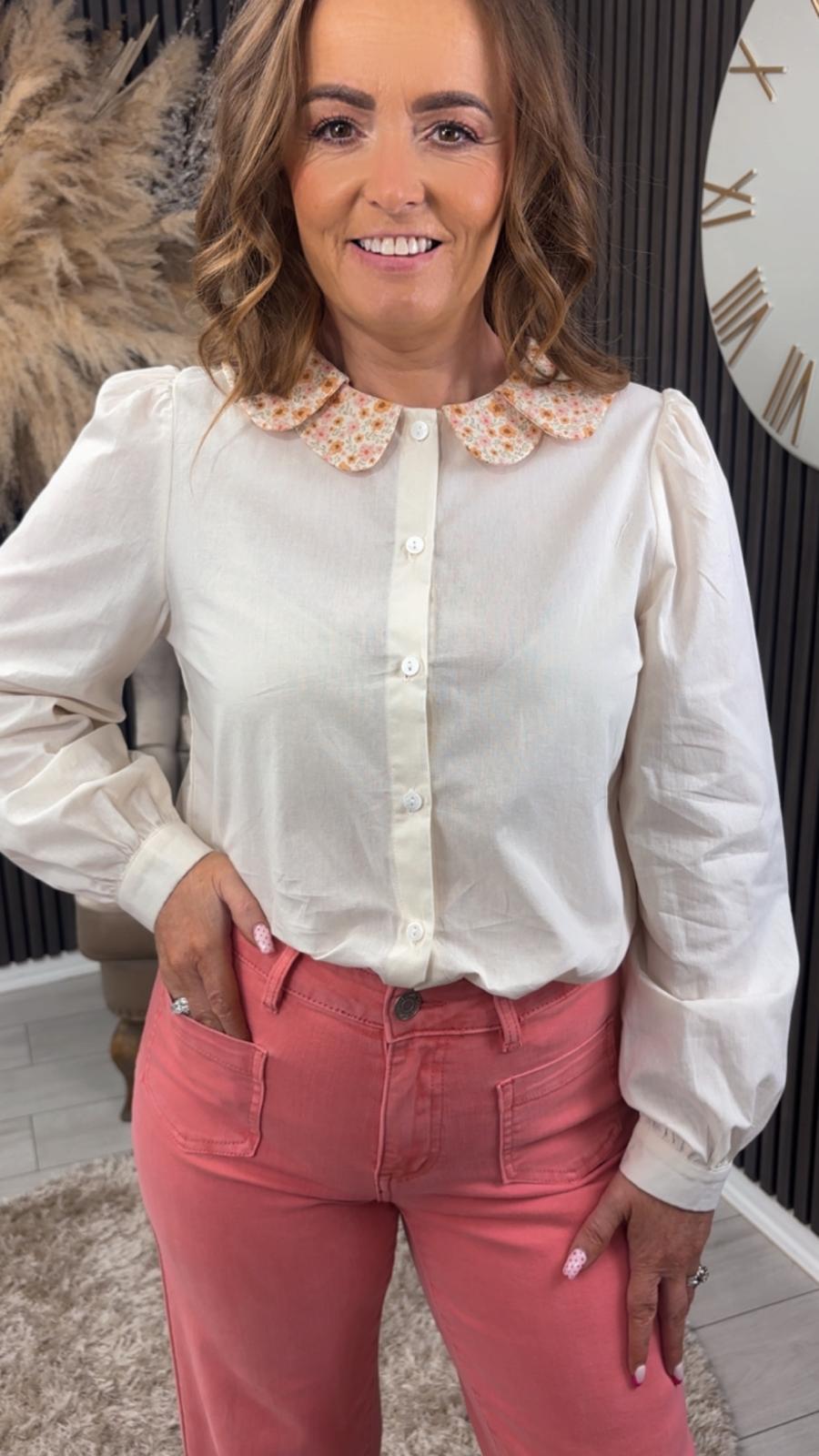 NARISSA SHIRT - CREAM