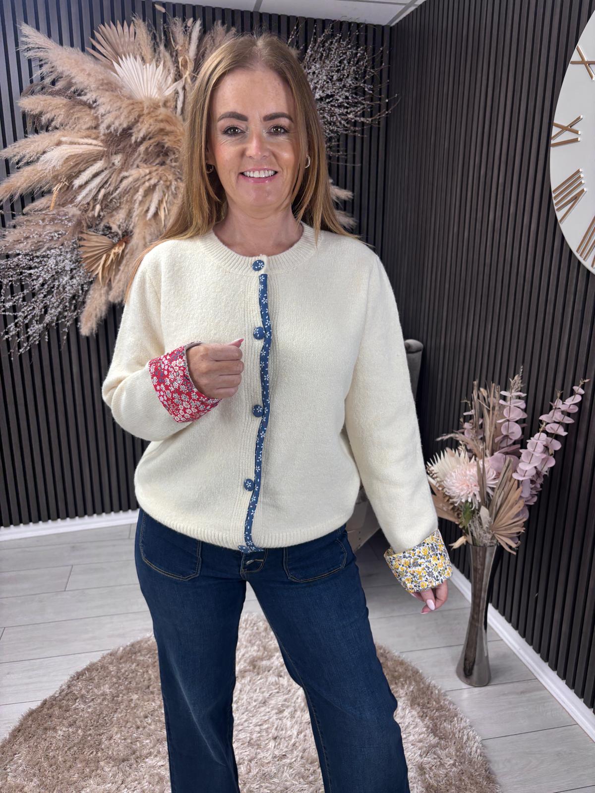 CINDY CARDIGAN - CREAM