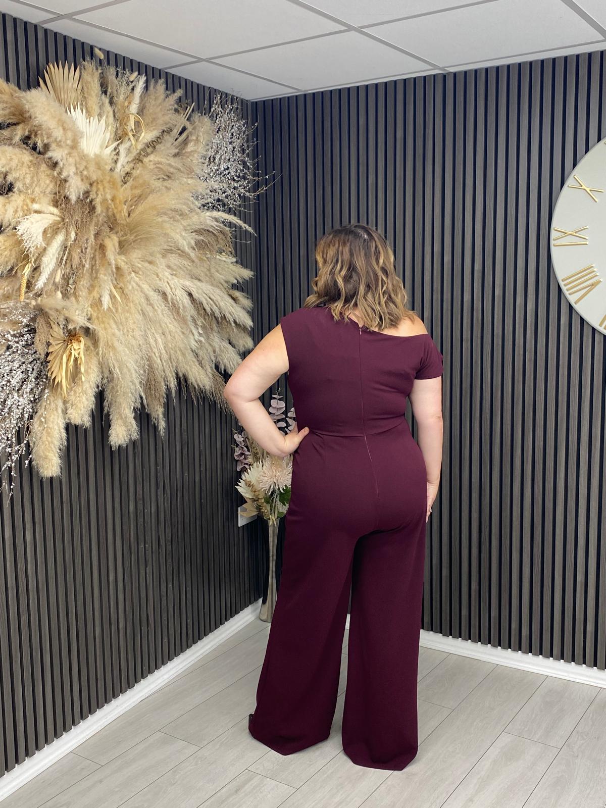 DONNA JUMPSUIT - PLUM