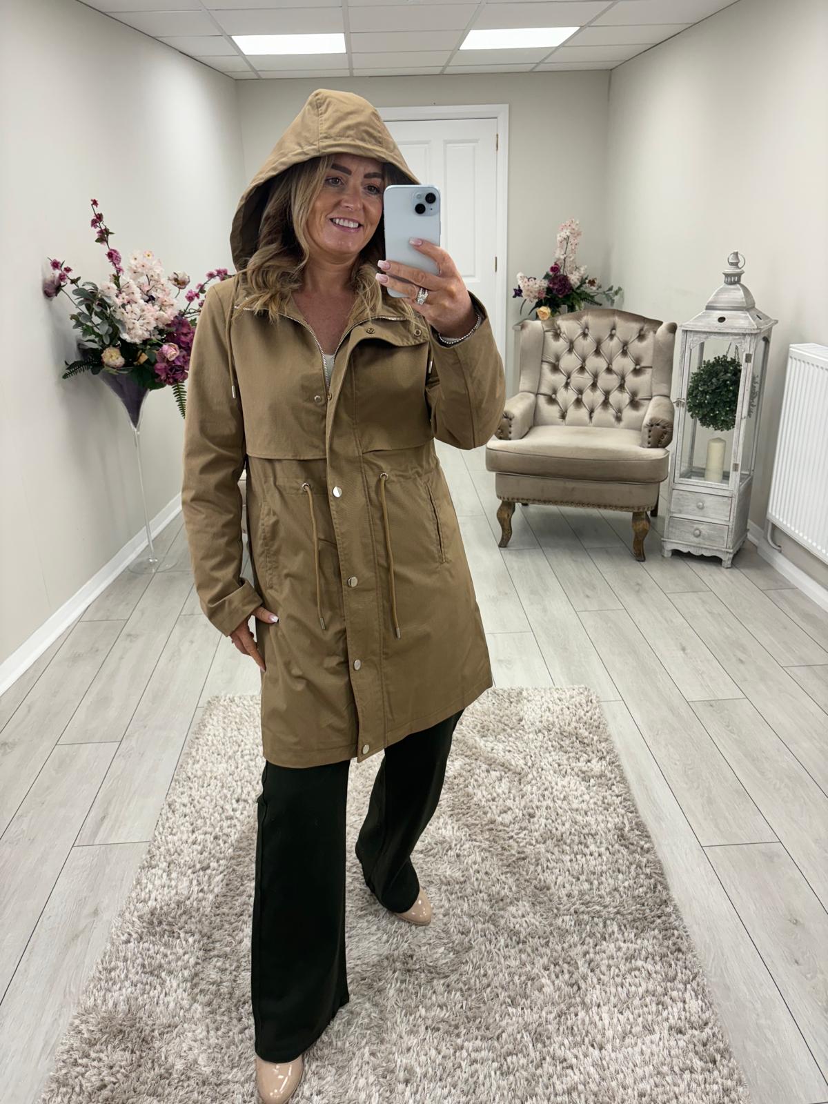 LAURA COAT - CAMEL