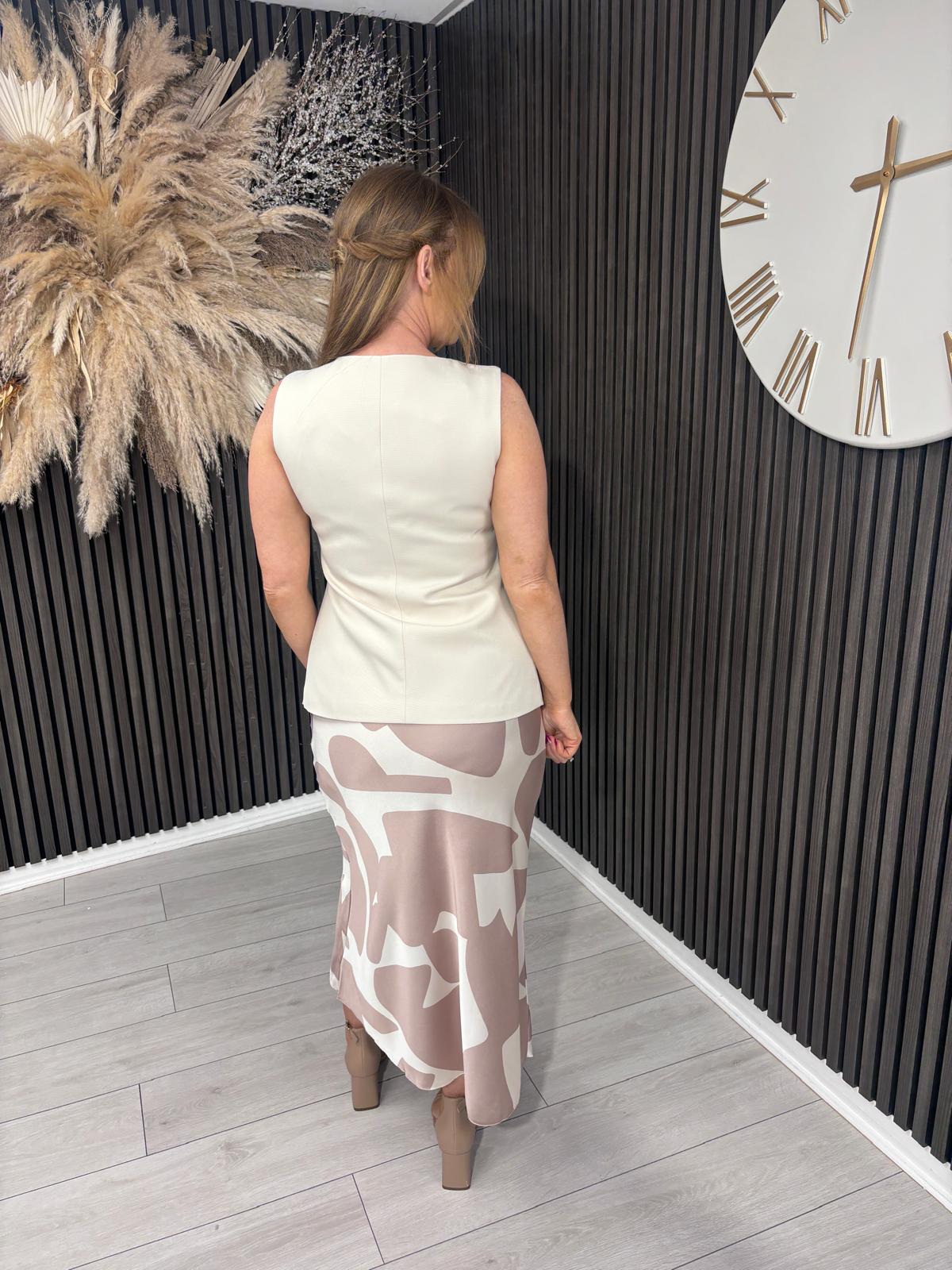 JULIE ANN SKIRT - TAUPE