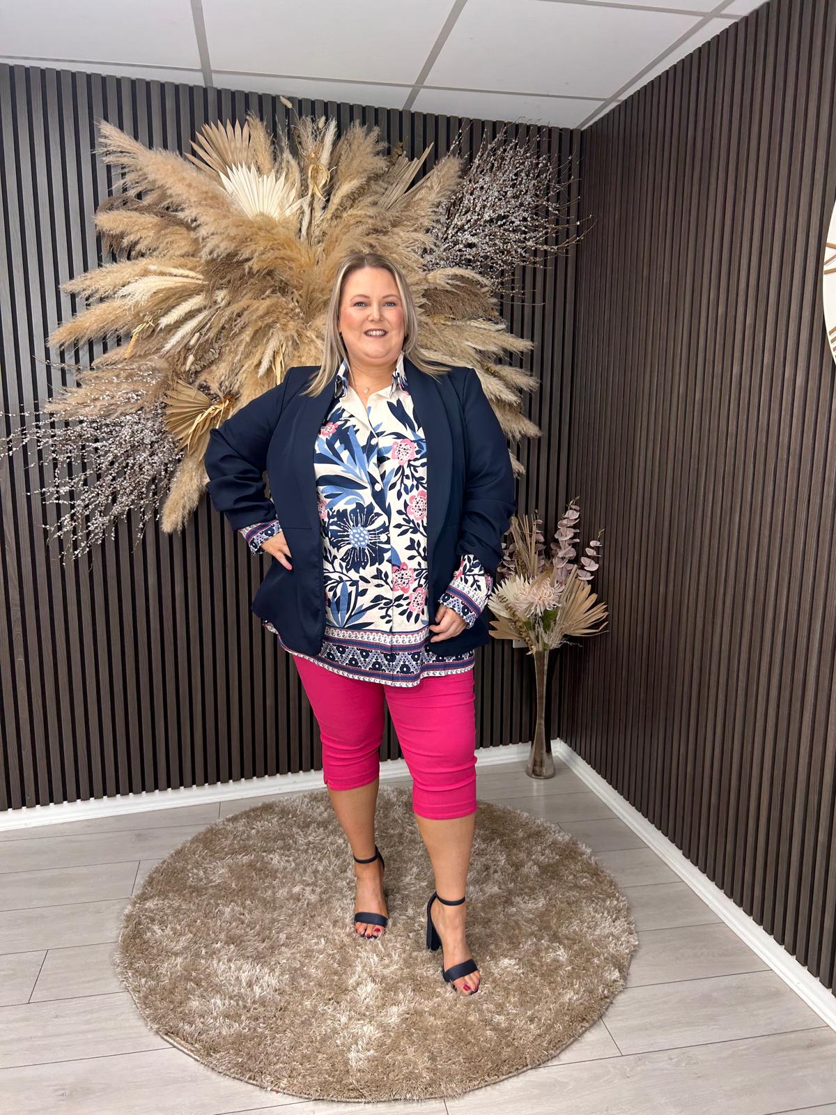 TANYA BLAZER - NAVY