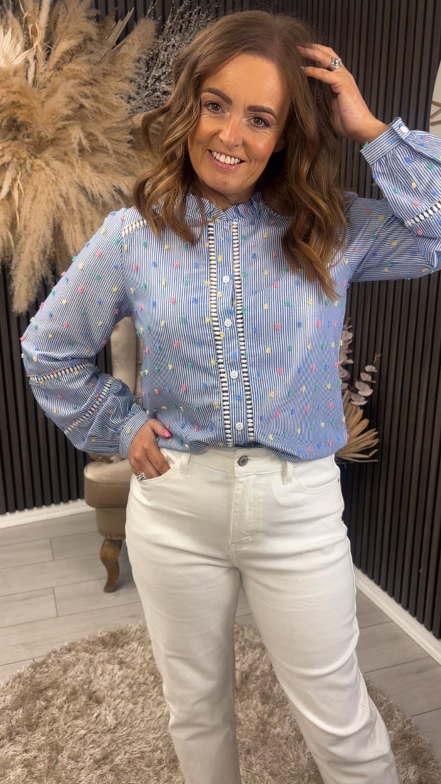 RUTH SHIRT - BLUE