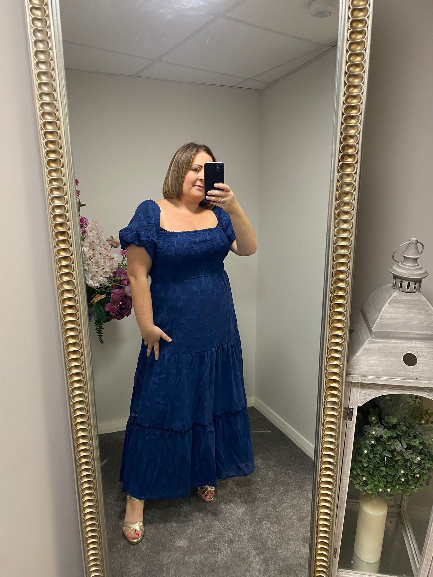 KATRINA DRESS - NAVY