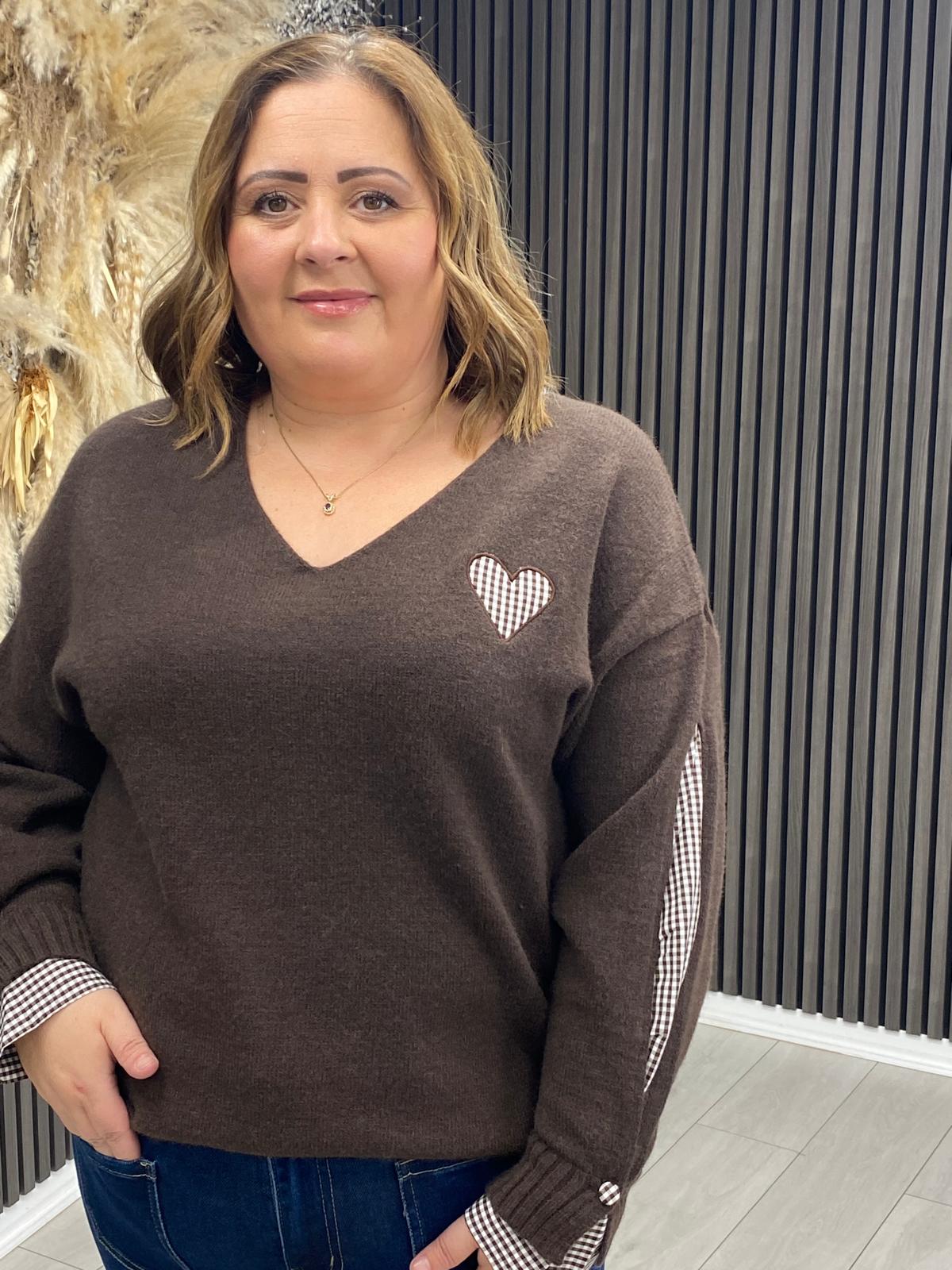CECILIA JUMPER - BROWN