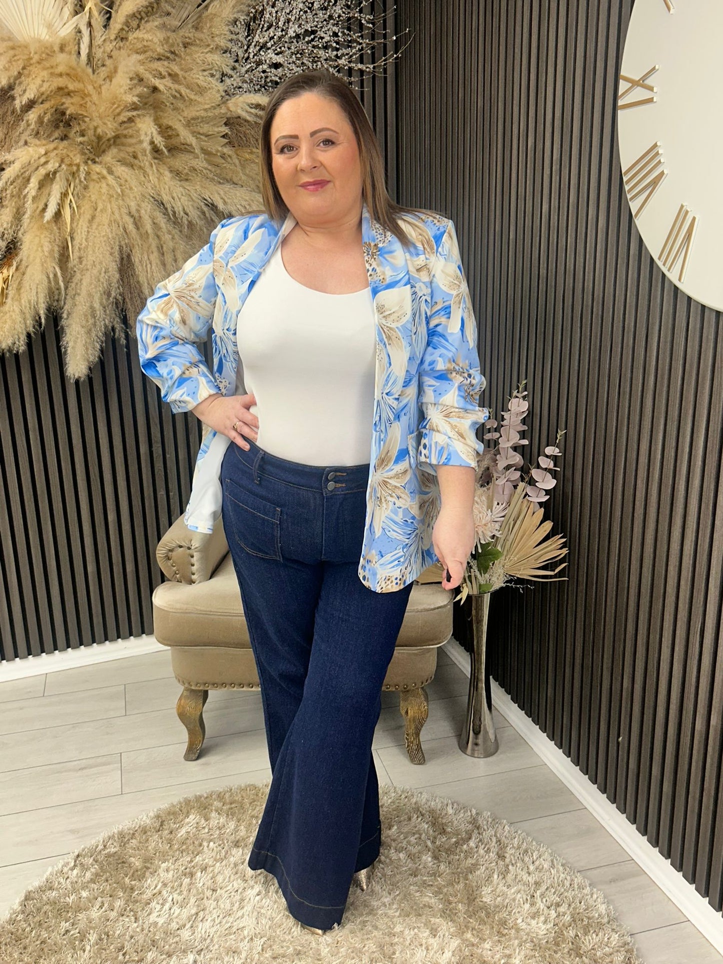 LILLY BLAZER - BLUE