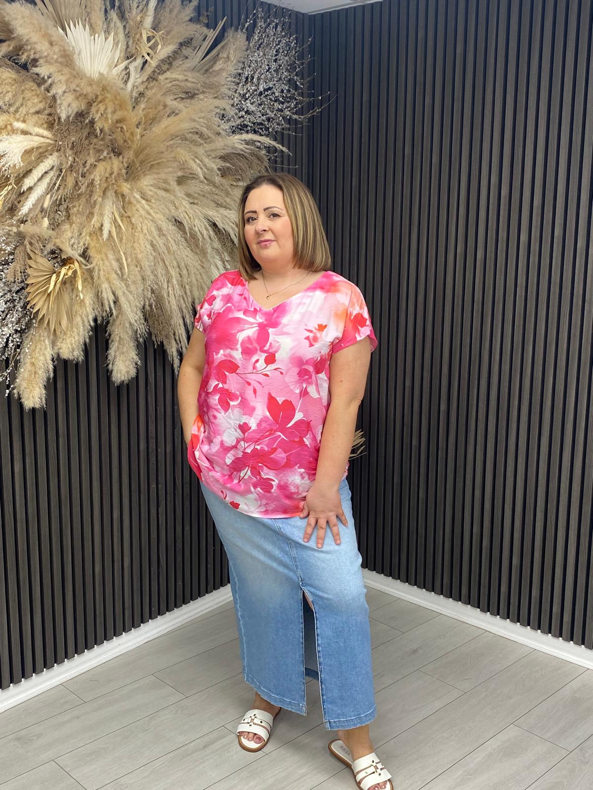 ROSALYN TOP - PINK