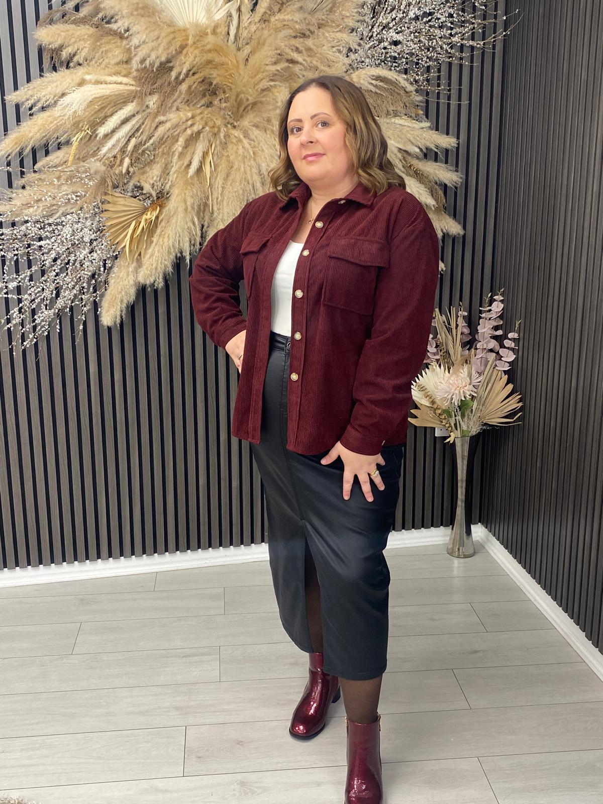 RITA JACKET - BORDEAUX