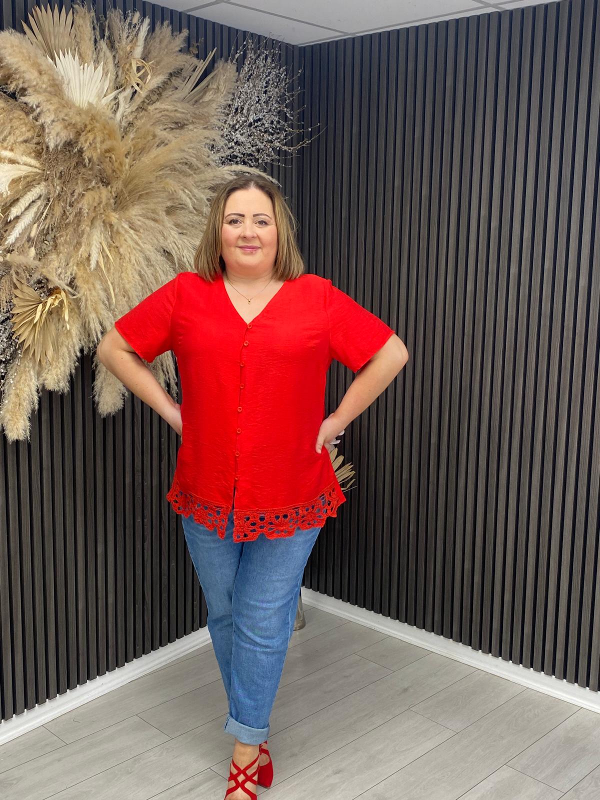 CORALINE TOP - RED