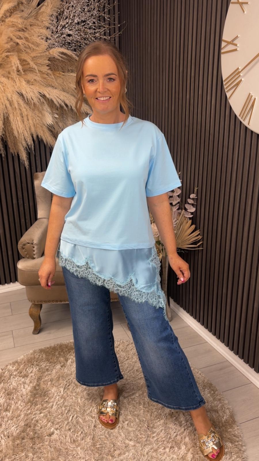 GEORGINA TOP - BLUE