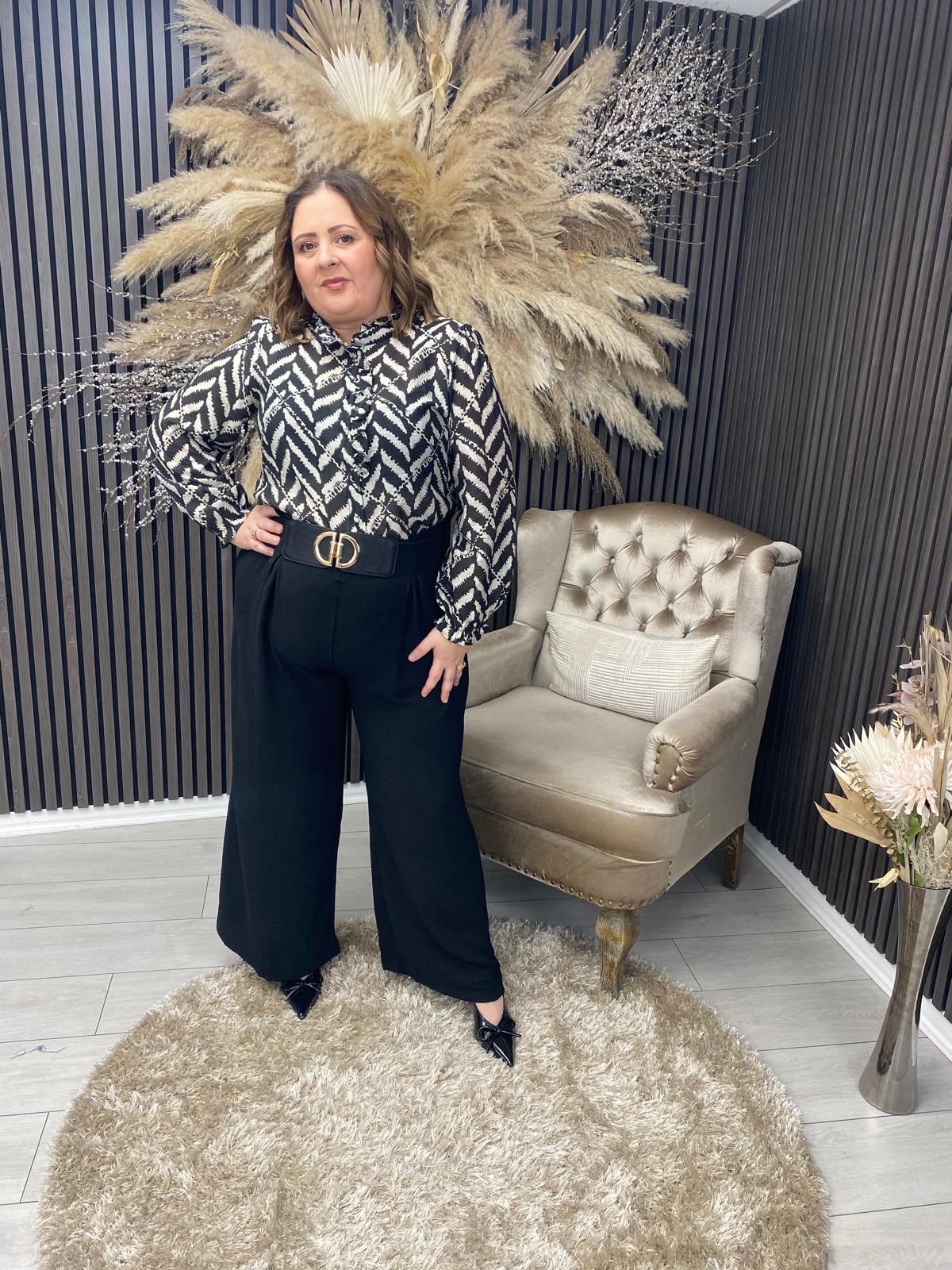 ELSIE TROUSER - BLACK