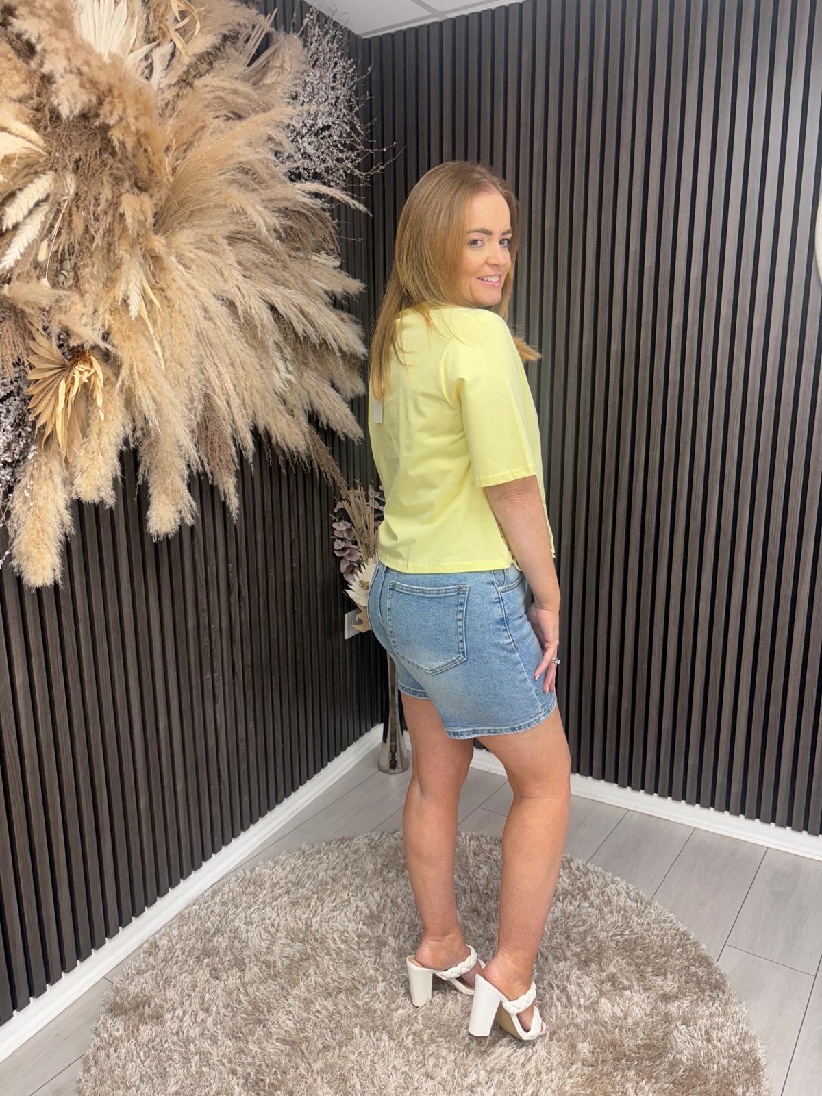 SASHA MAY TOP - YELLOW