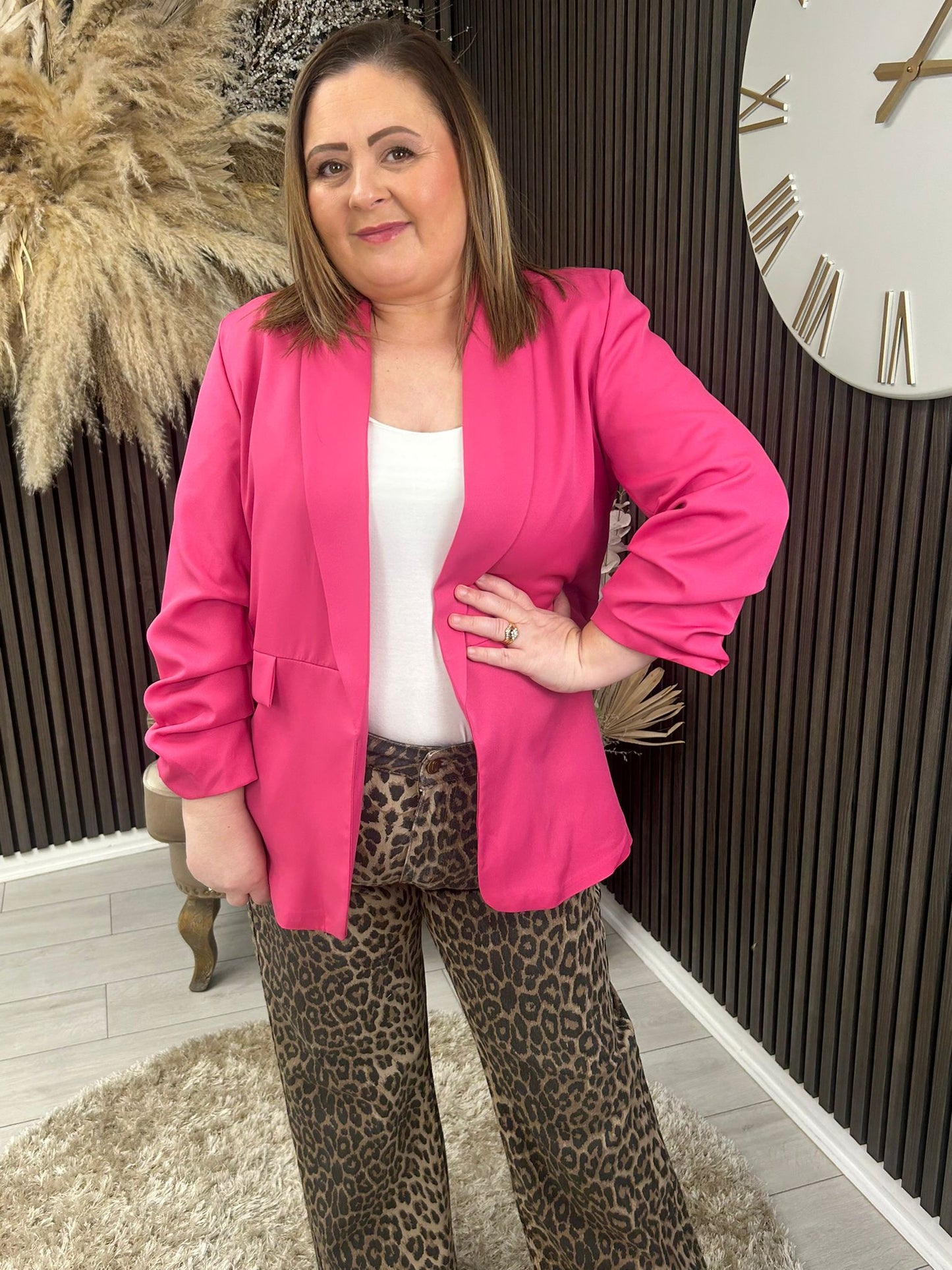 TANYA BLAZER - FUSCHIA