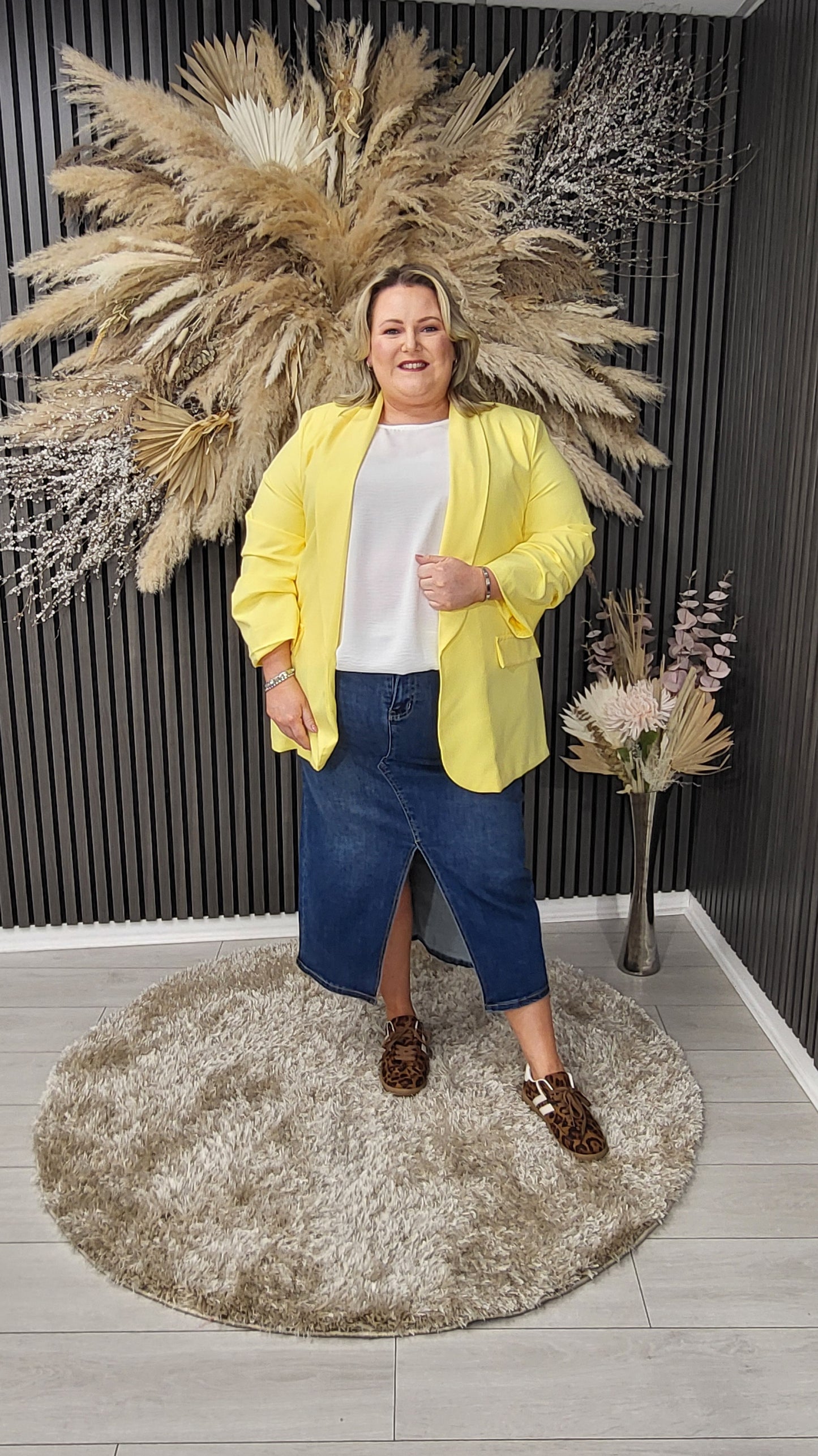 ZOE BLAZER - YELLOW