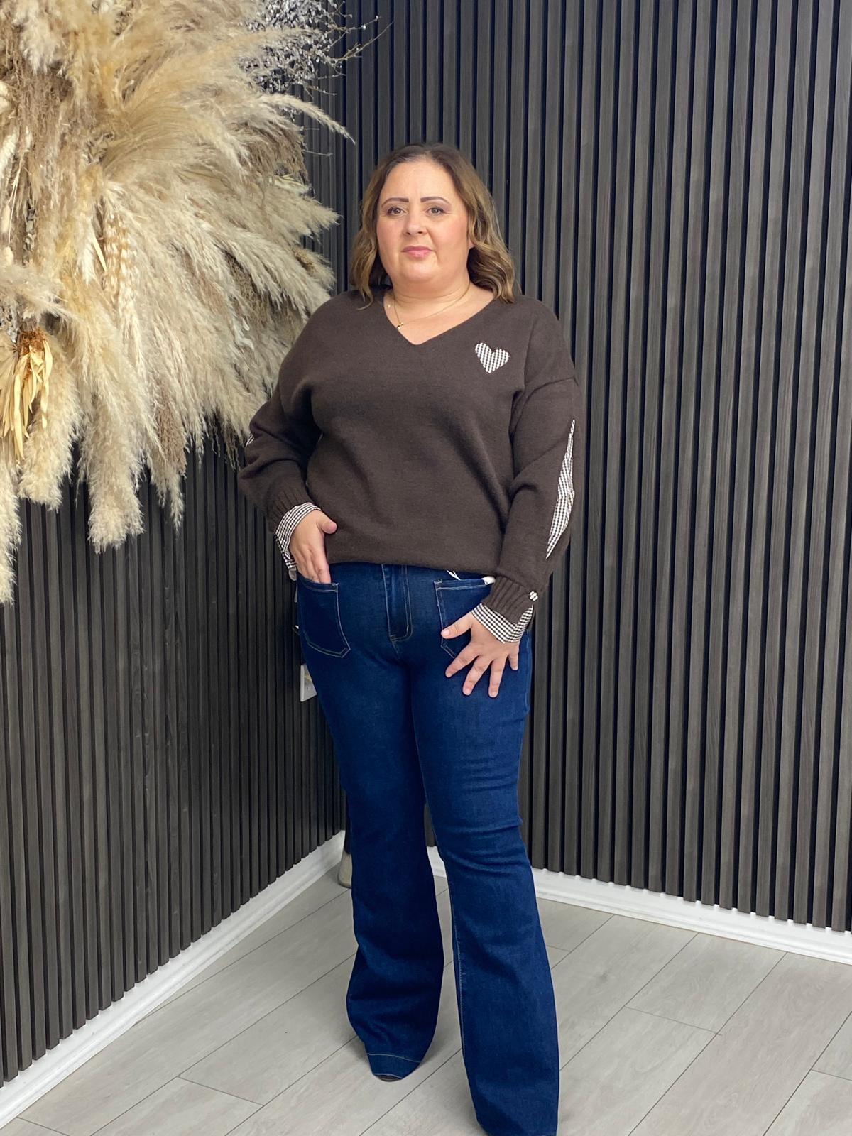 CECILIA JUMPER - BROWN
