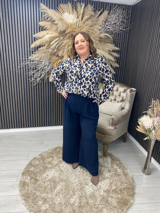 ELSIE TROUSER - NAVY