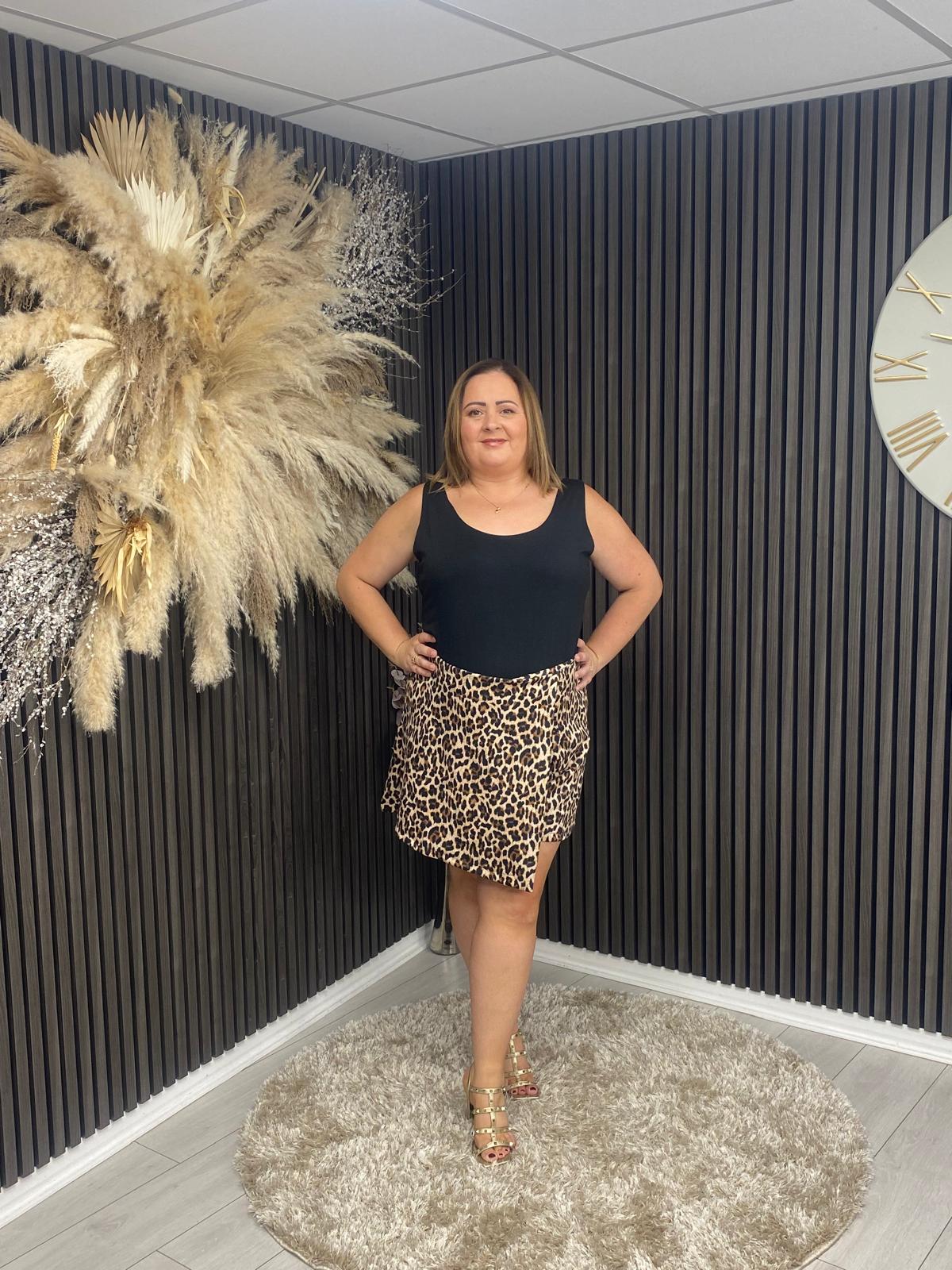 LAYA SKORT - LEOPARD