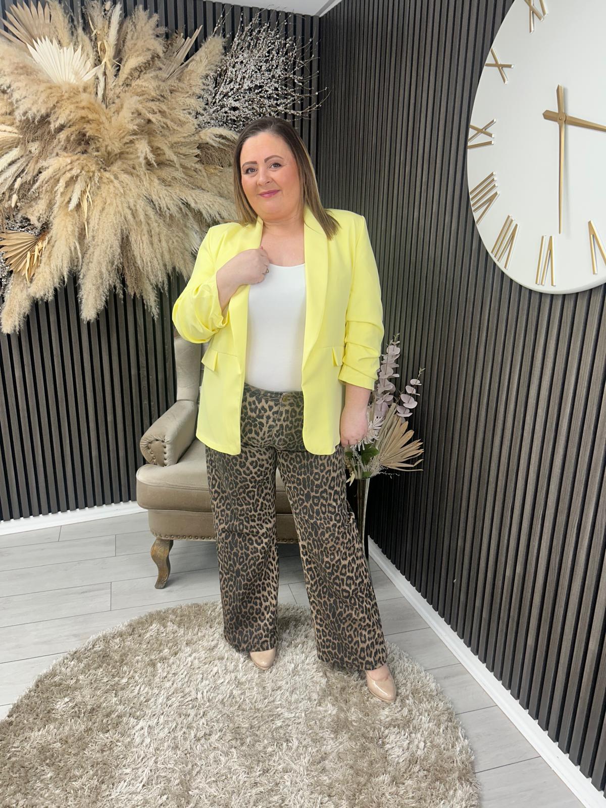 TANYA BLAZER - YELLOW