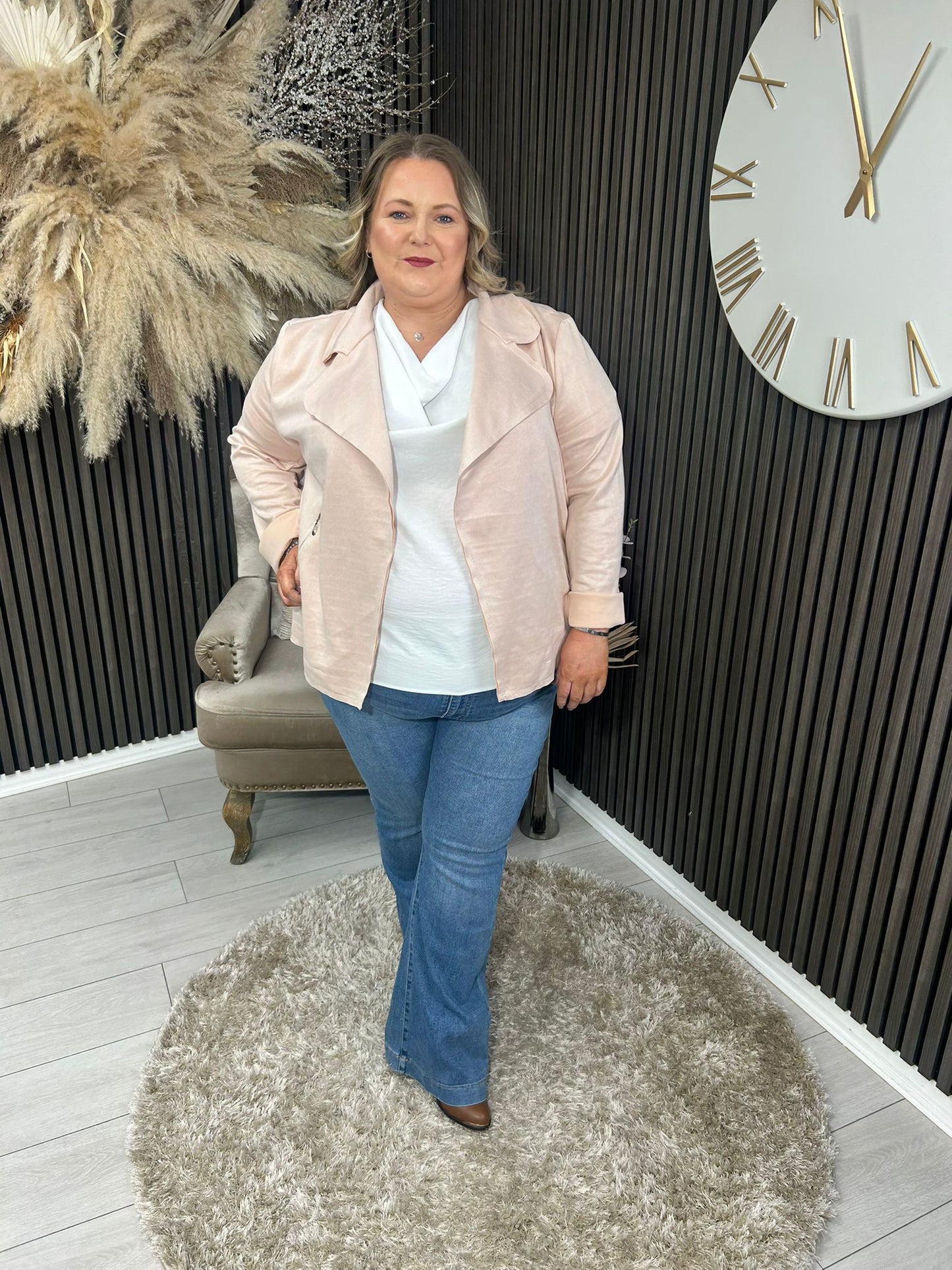 PENNY BIKER JACKET - PINK