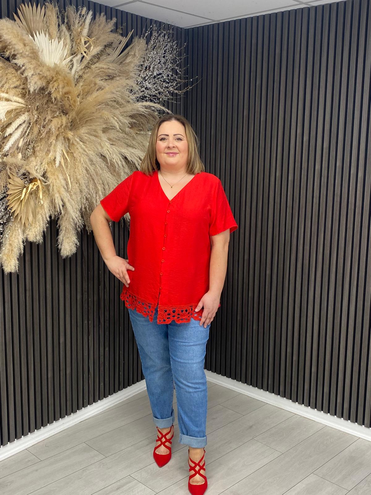 CORALINE TOP - RED