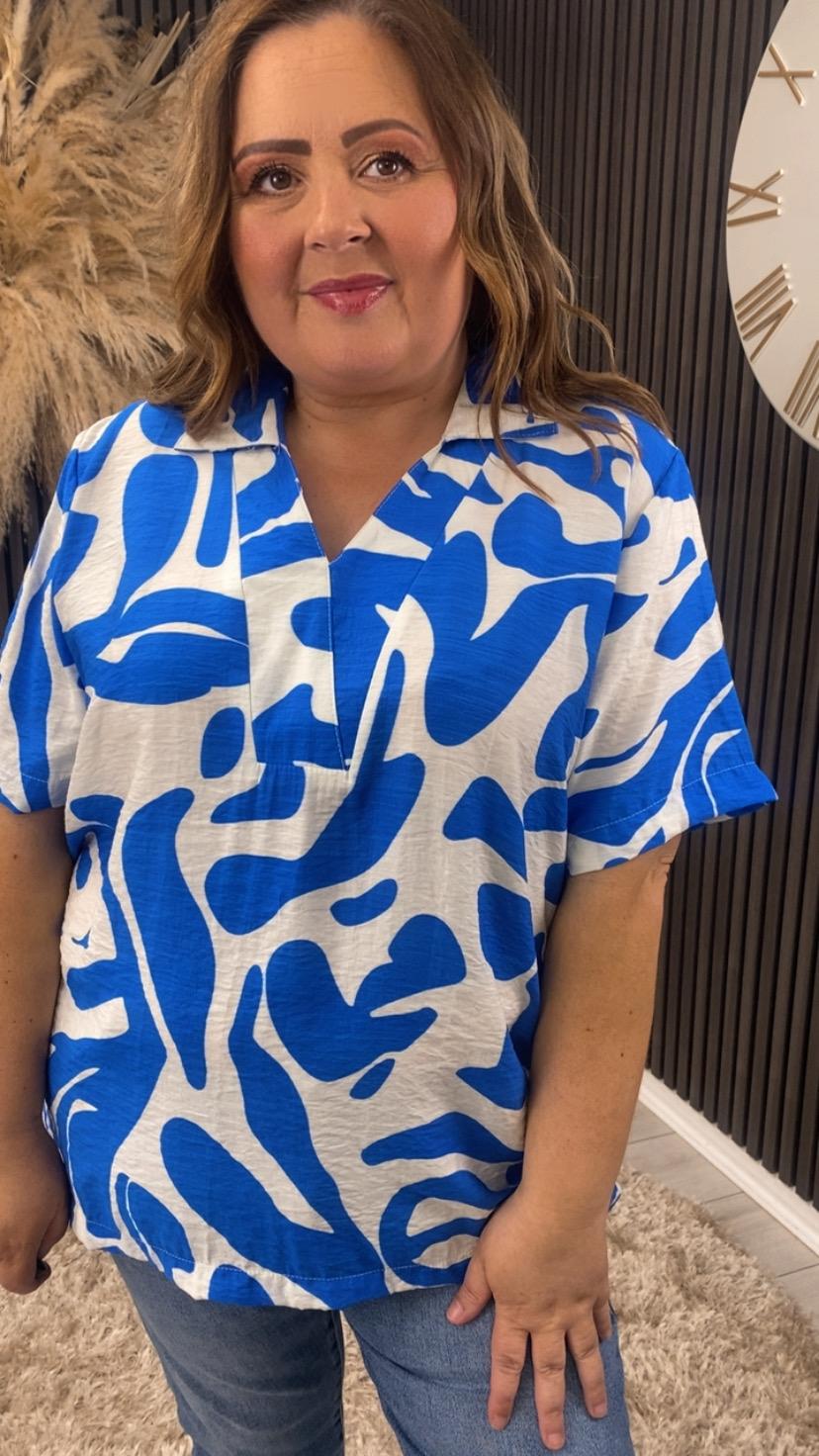 IRENA TOP - BLUE