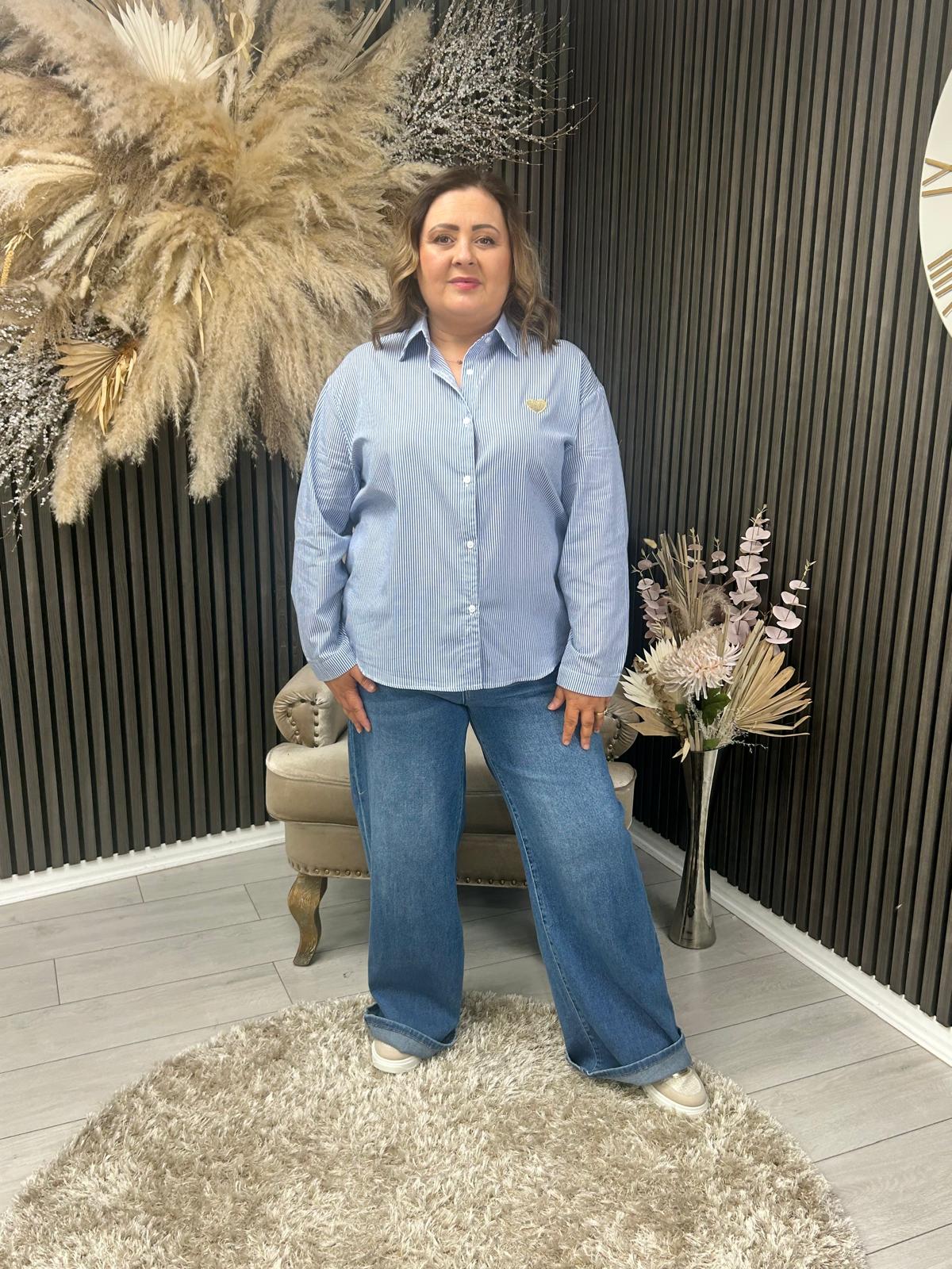 ANNETTE BLOUSE - BLUE