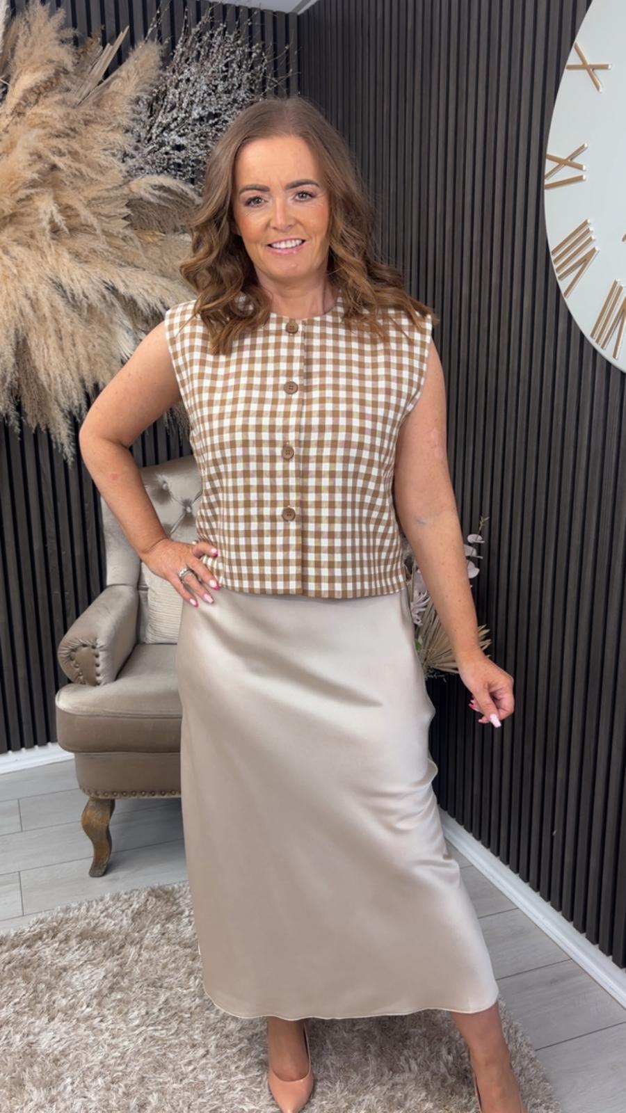JANE SKIRT - BEIGE