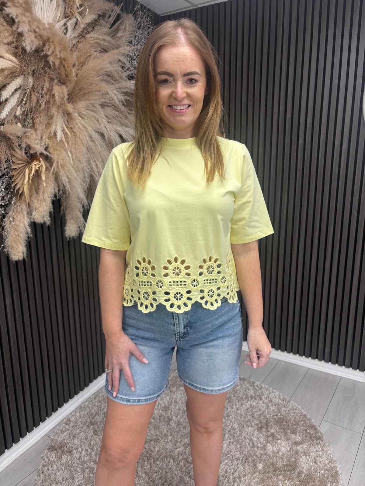 SASHA MAY TOP - YELLOW