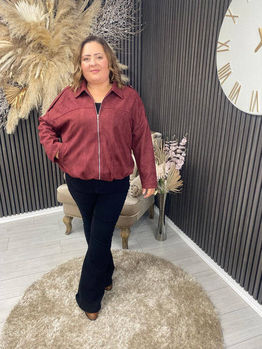 TRICIA JACKET - BORDEAUX