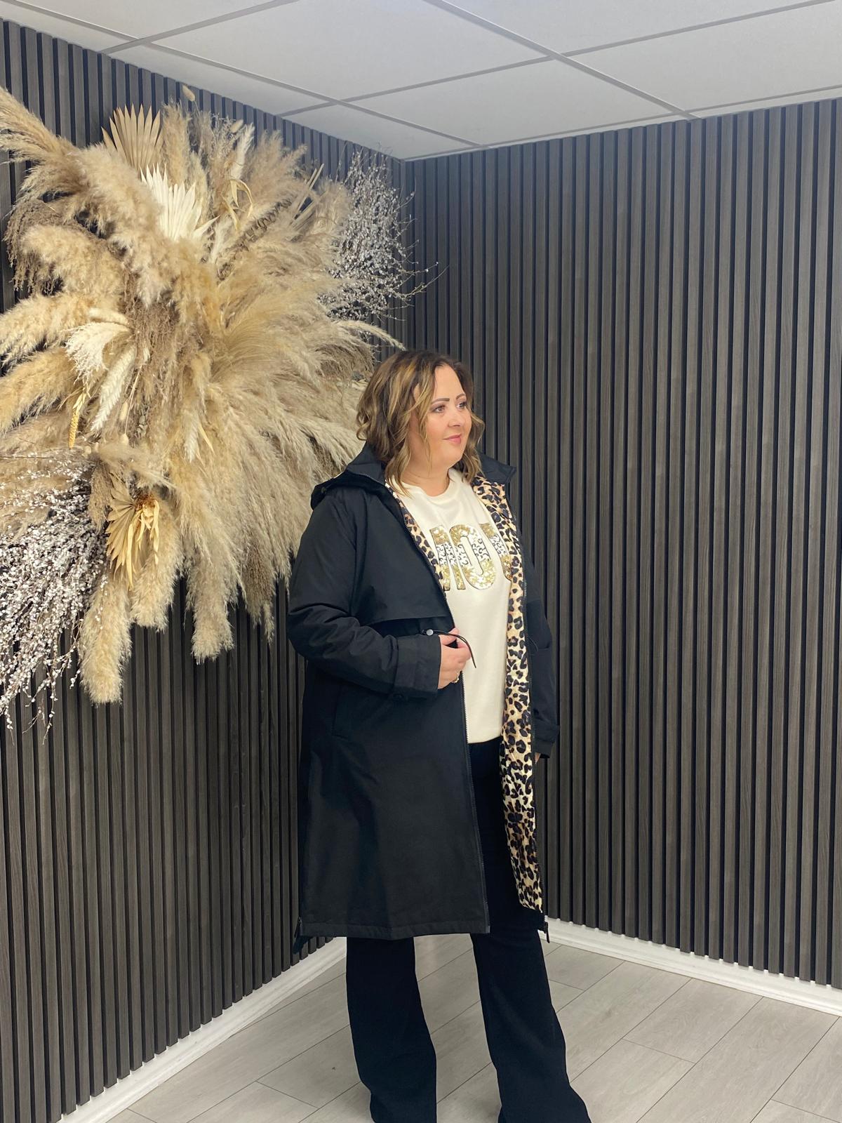 SARA COAT - BLACK
