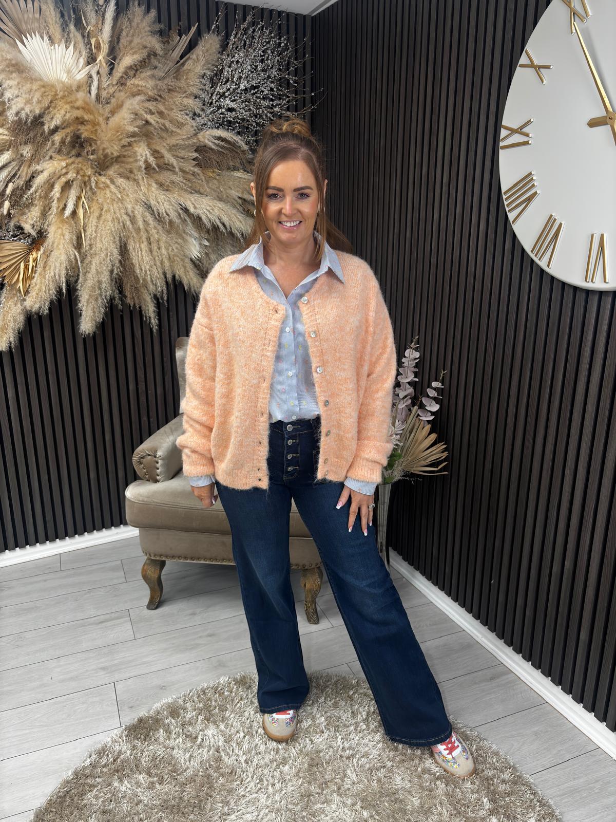 CAROLYN CARDIGAN - APRICOT