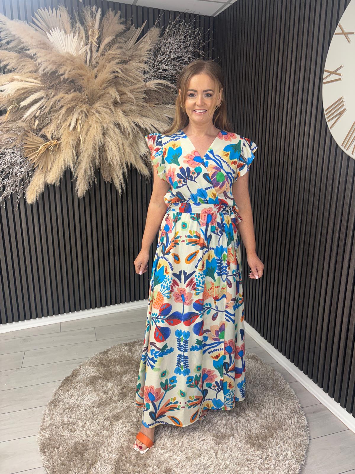 NUALA DRESS - MULTI