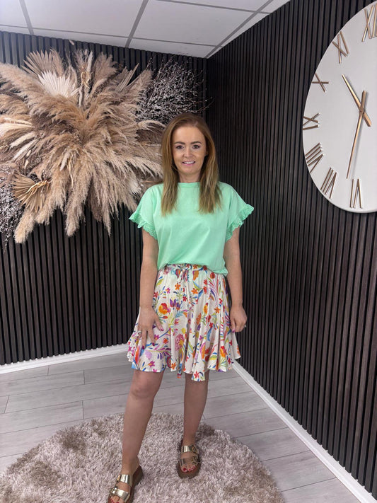 LUCILLE T-SHIRT - MINT