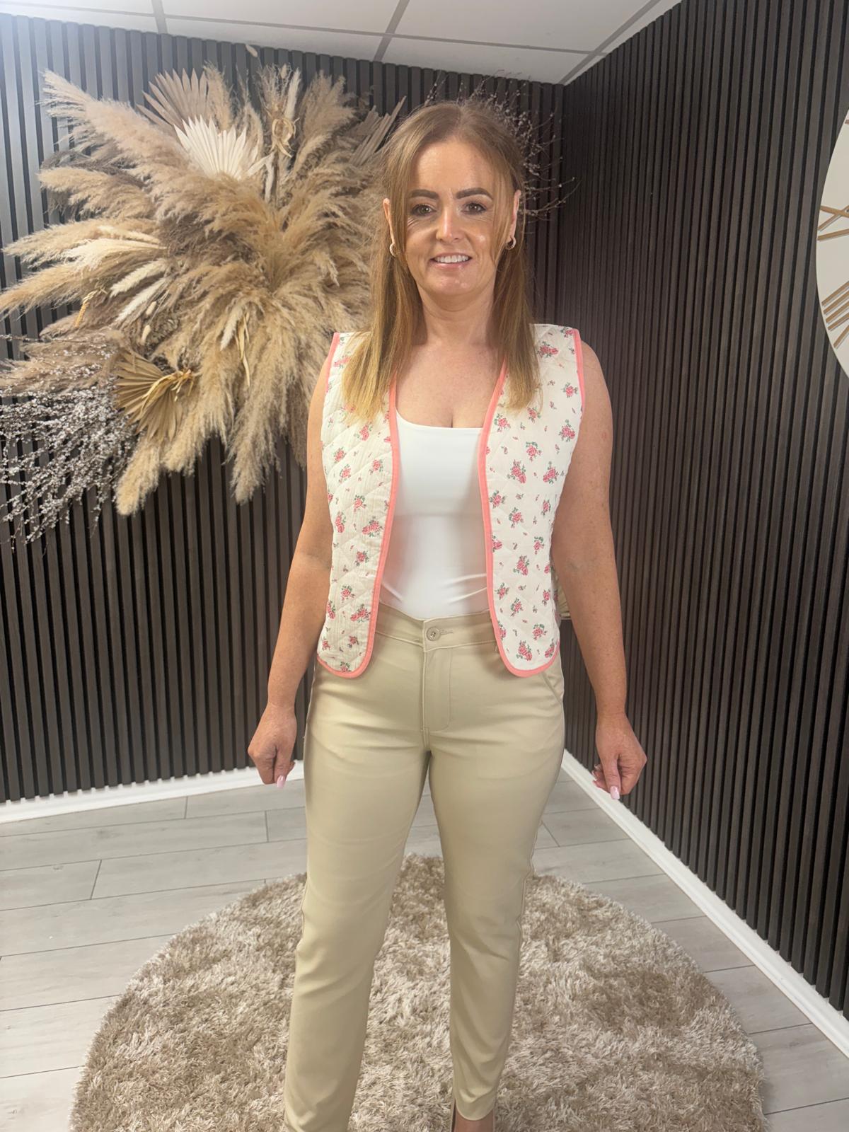 FRIDA VEST - CORAL