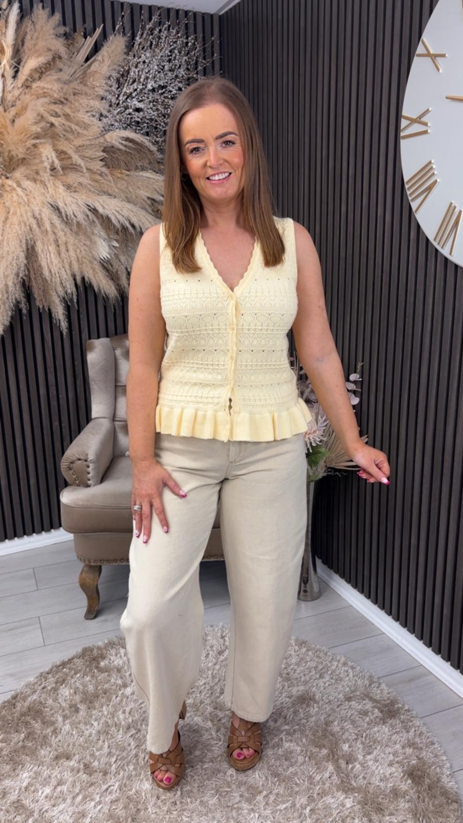 VANESSA TOP - YELLOW