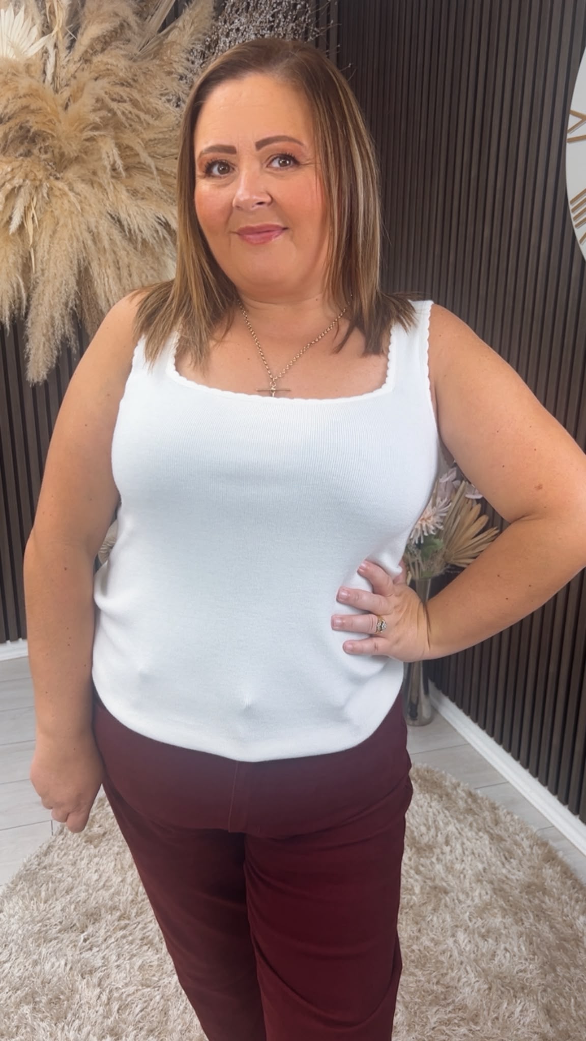 BRYONY VEST - CREAM