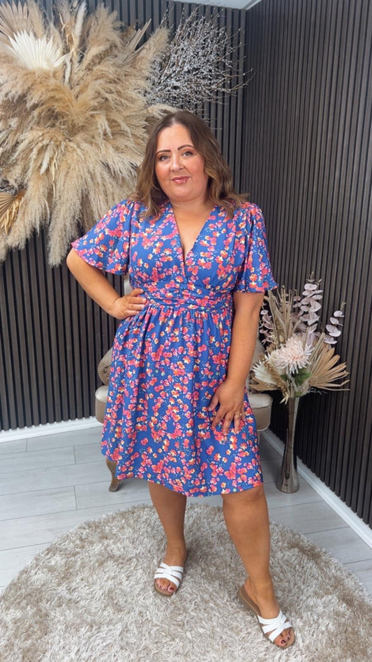 MAUD DRESS - BLUE