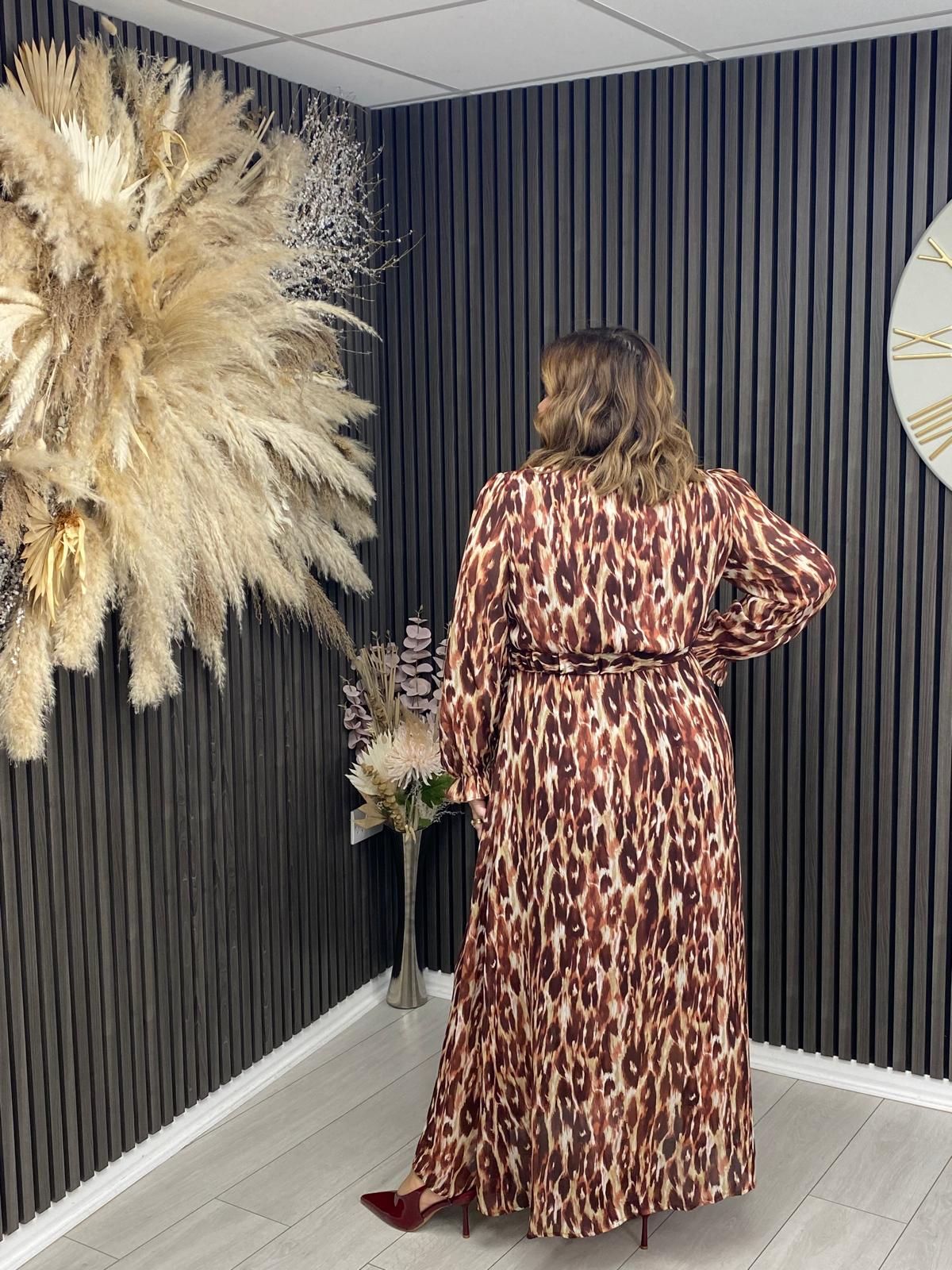 ARABELLA DRESS - ANIMAL PRINT