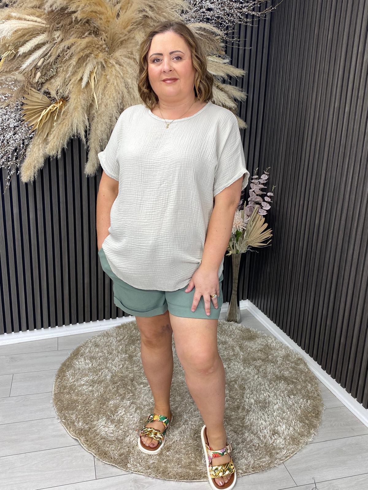 JANET TOP - BEIGE
