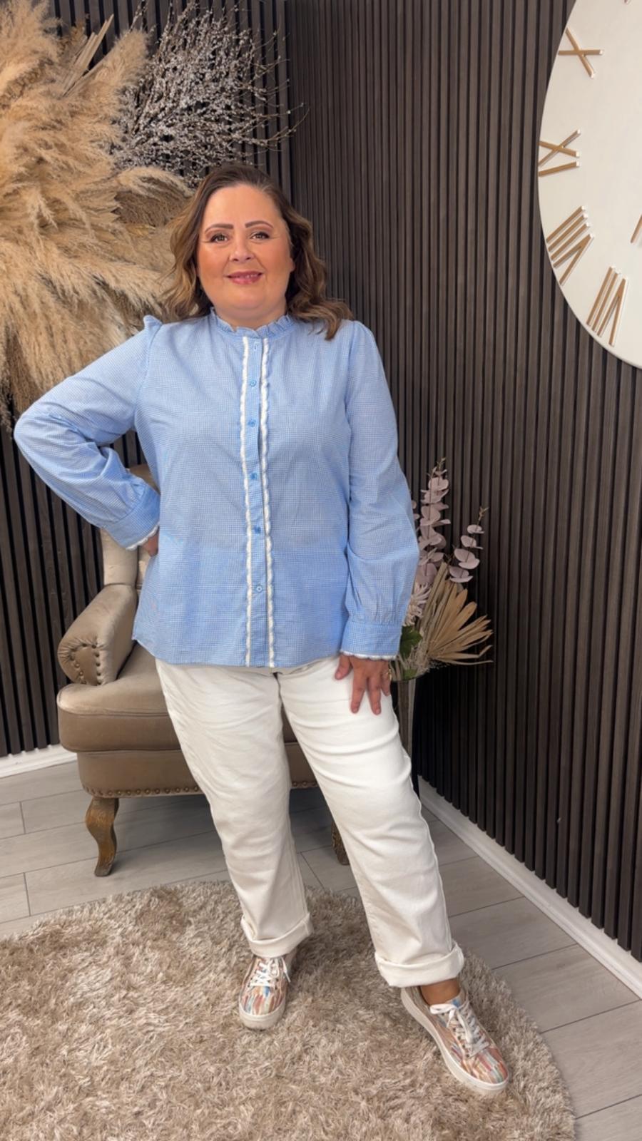 SANDRA SHIRT - BLUE